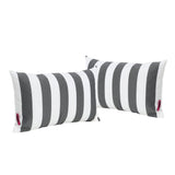 Mesa Indoor Striped Water Resistant Rectangular Throw Pillow - NH768203