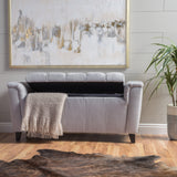 Armed Storage Ottoman Bench - NH942992