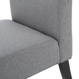 Contemporary Fabric Slipper Accent Chair - NH257992