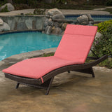 Outdoor Water Resistant Chaise Lounge Cushion - NH779003