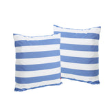 Mesa Indoor Striped Water Resistant Square Throw Pillow - NH558203