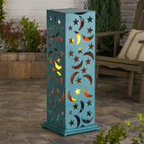 Outdoor Iron Cutout Lantern - NH962403