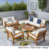 7-Seater Sectional Sofa Set For Patio with Loveseat - NH382703