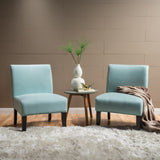 Contemporary Fabric Slipper Accent Chair - NH257992