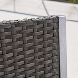 Outdoor 5 Piece Grey Wicker Bar Set - NH005003