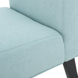 Contemporary Fabric Slipper Accent Chair - NH257992