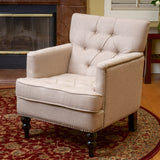 Tufted Back Fabric Club Chair - NH560003