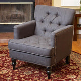 Tufted Back Fabric Club Chair - NH560003