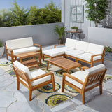 7-Seater Sectional Sofa Set For Patio with Loveseat - NH382703