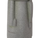 Outdoor Polynesian Decorative Planter, Stone Gray - NH953413