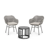 Outdoor 3 Piece Wicker Chat Set - NH107313