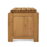 Outdoor Pine Wood Planter Bench - NH745513