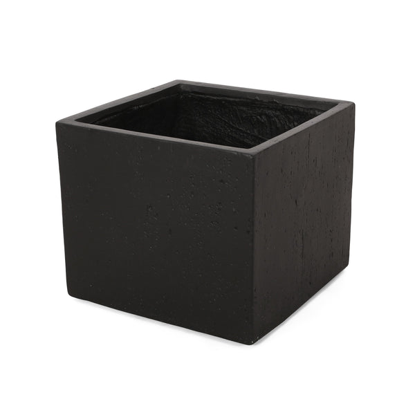 Outdoor Modern Cast Stone Square Planter - NH913313