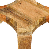 Handcrafted Boho Mango Wood Side Tables (Set of 2) - NH233313