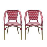 Grouse Outdoor French Bistro Chairs, Set of 2