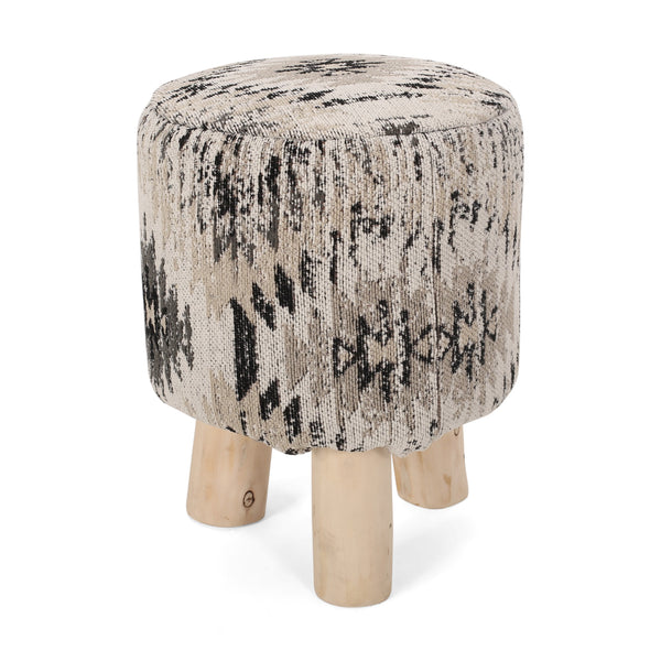 Handcrafted Boho Jacquard Stool - NH104313