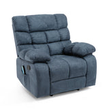 Contemporary Pillow Tufted Massage Recliner - NH532413