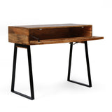 Handcrafted Boho Mango Wood Console Table - NH136313