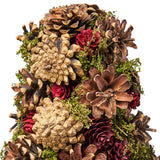 Pre-Decorated Pine Cone Unlit Artificial Tabletop Christmas Tree - NH756313