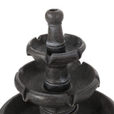 Outdoor 3-Tier Fountain, Dark Gray - NH973413