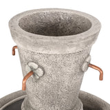 Outdoor 4 Spout Fountain, Light Brown - NH457413