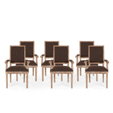 French Country Wood Upholstered Dining Chair - NH511513