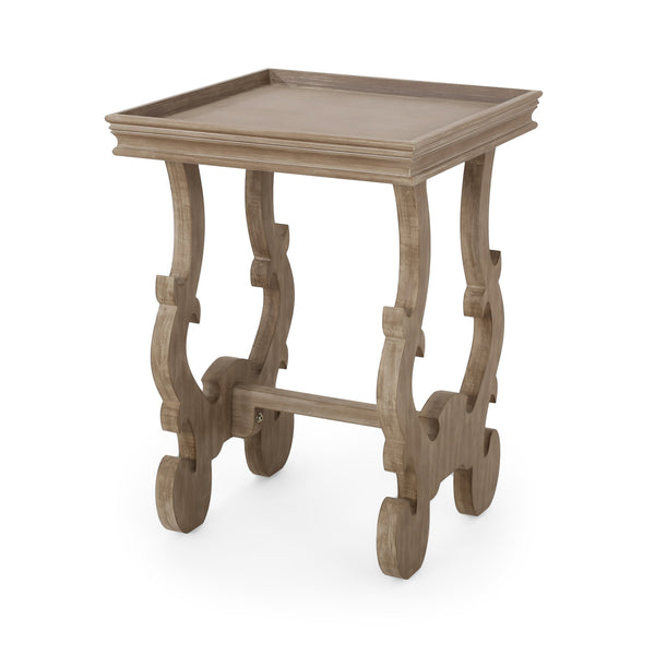 French Country Accent Table with Square Top - NH681313