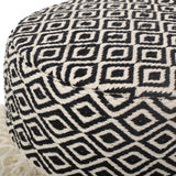 Handcrafted Boho Fabric Stool - NH304313