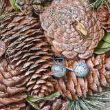 18.5" Pine Cone and Glitter Unlit Artificial Christmas Wreath - NH566313