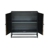 Handcrafted Modern Industrial 2 Door Cabinet - NH607313