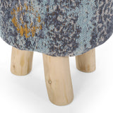 Handcrafted Boho Jacquard Stool - NH451313