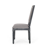 French Country Wood Upholstered Dining Chair (Set of 6) - NH955513