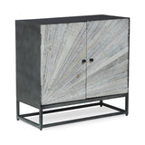 Handcrafted Modern Industrial 2 Door Cabinet - NH607313