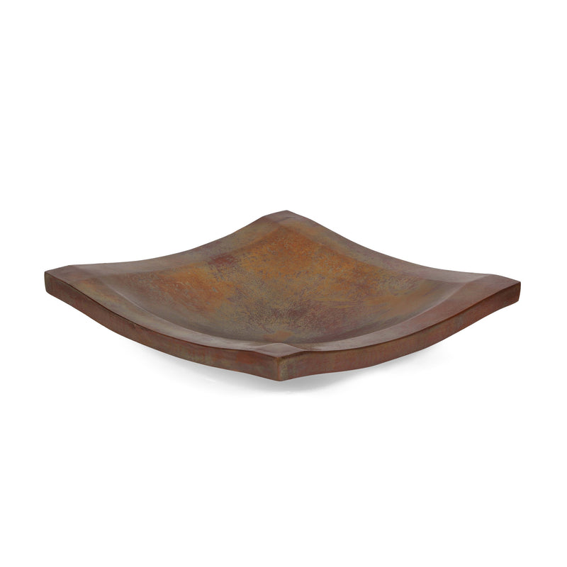 Handcrafted Aluminum Decorative Dish - NH009313