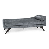 Mid-Century Modern Fabric Chaise Lounge - NH153313