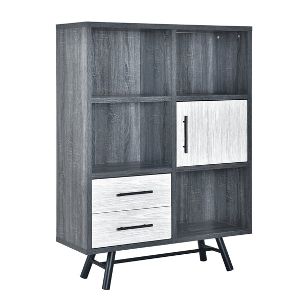 Modern Industrial 6 Shelf Multi-Functional Cabinet - NH058313