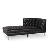 Contemporary Tufted One Armed Chaise Lounge - NH453413