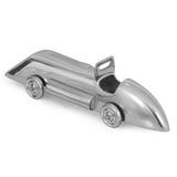 Handcrafted Aluminum Car Sculpture, Silver - NH906413