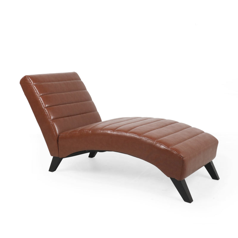 Contemporary Channel Stitch Chaise Lounge - NH171413