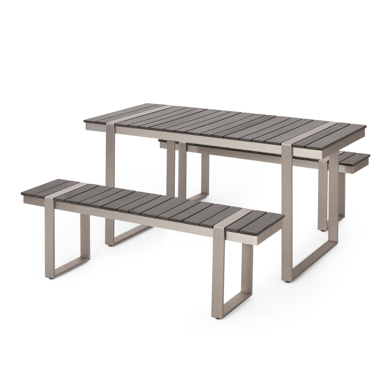 Outdoor 3 Piece Aluminum Picnic Set - NH127313