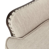 Contemporary Upholstered Accent Chair with Nailhead Trim - NH375513