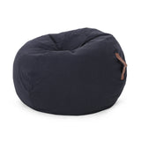 Contemporary Bean Bag with Vinyl Straps - NH112413