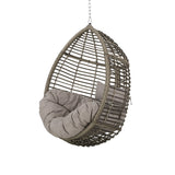 Outdoor and Indoor Wicker Hanging Chair with 8 Foot Chain (NO STAND) - NH394313