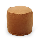 Modern Velveteen Cylinder Pouf - NH530413