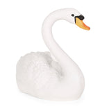 Outdoor Swan Garden Statue, White - NH089413