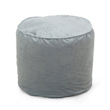 Modern Velveteen Cylinder Pouf - NH530413