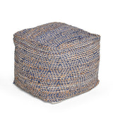 Boho Handcrafted Fabric Pouf - NH453513