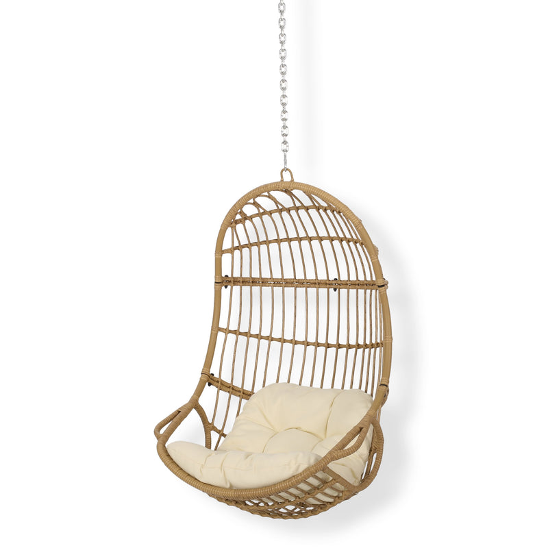 Outdoor Wicker Hanging Chair with 8 Foot Chain (NO STAND) - NH095313