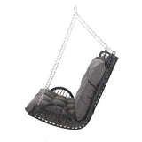 Matthew Outdoor Wicker Porch Swing with Cushions