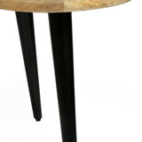 Handcrafted Modern Industrial Mango Wood Coffee Table - NH017313